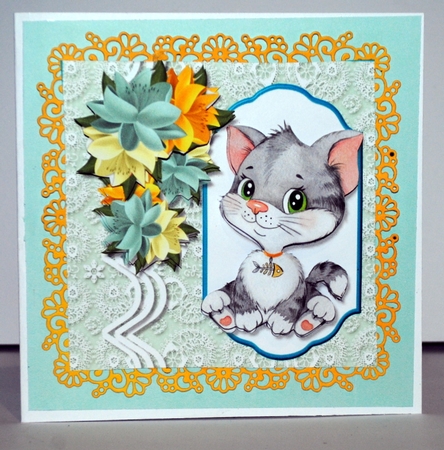 Birthday Kitten Mini Kit by Kristina Norbat