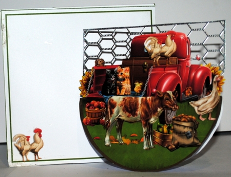 HARVEST TIME rocker card by Kristina Norbat