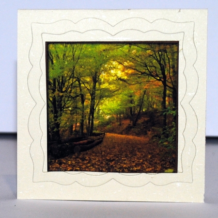 Autumn Scape Quick Card by Kristina Norbat