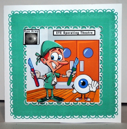 Eye Surgeon - Decoupage by Kristina Norbat