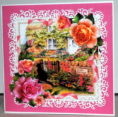 8x8 Rose cottage mini kit by Kristina Norbat