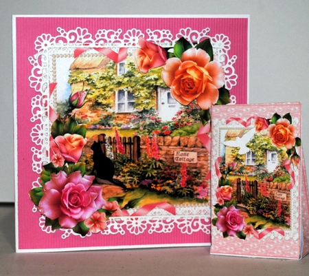 8x8 Rose cottage mini kit by Kristina Norbat