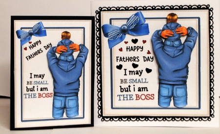 8x8 Im the boss dad mini kit by Kristina Norbat