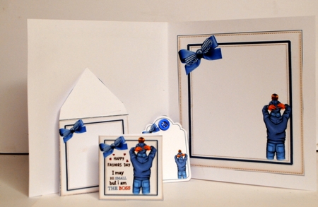 8x8 Im the boss dad mini kit by Kristina Norbat
