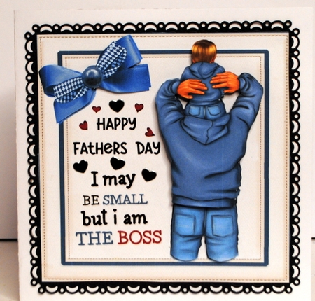8x8 Im the boss dad mini kit by Kristina Norbat