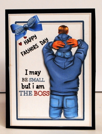 8x8 Im the boss dad mini kit by Kristina Norbat