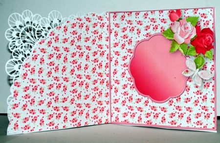 Roses and Blossom - Shell Front Card Mini Kit by Kristina Norbat