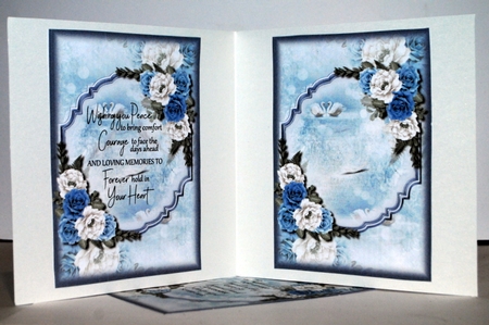 Swan and Cygnet Sympathy Card by Kristina Norbat
