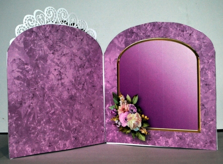 Shabby Posy - Arched Card Mini Kit by Kristina Norbat