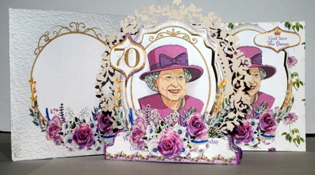 Happy & Glorious 1 Shaped 6x6 Card & Envelope Kit by Kristina Norbat
