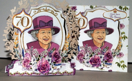 Happy & Glorious 1 Shaped 6x6 Card & Envelope Kit by Kristina Norbat