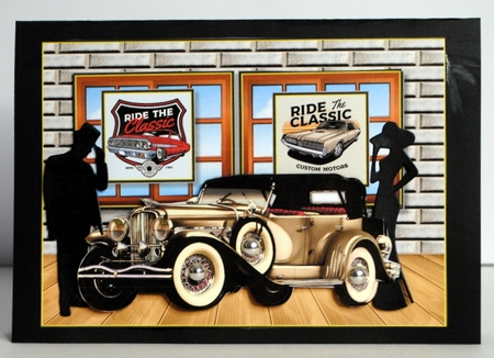 A5 Ride The Classic Male Card Mini Kit by Kristina Norbat