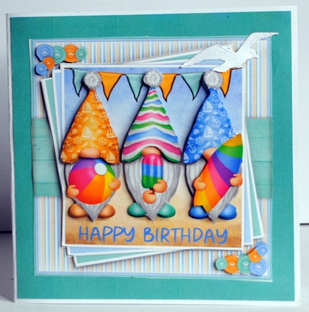Summer Beach Gnomes Mini Kit by Kristina Norbat