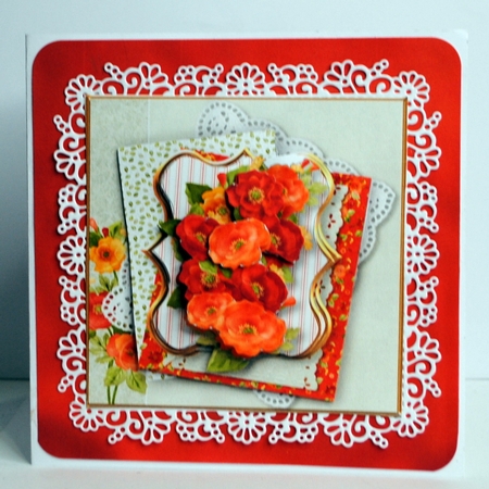 Poppies - Layered Card Mini Kit by Kristina Norbat