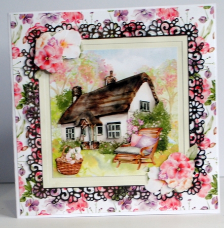 Summer Garden 8x8ins Decoupage Kit by Kristina Norbat