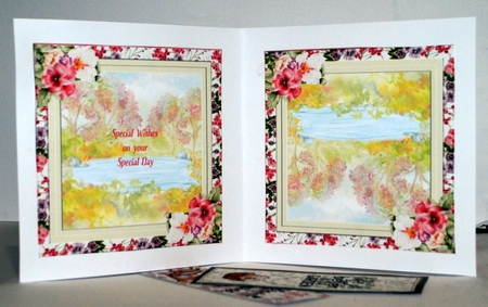 Summer Garden 8x8ins Decoupage Kit by Kristina Norbat