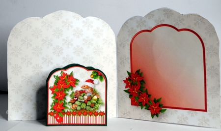 Mouse in the Decorations - Scallop Top Card Mini Kit by Kristina Norbat