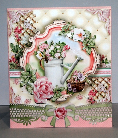 The Rose Covered Watering Can by Kristina Norbat