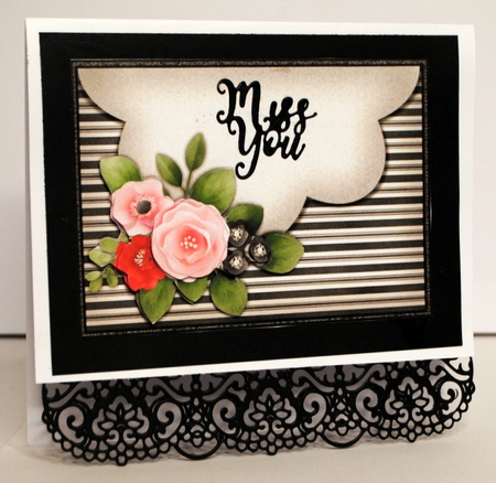 Envelop  Card  Birthday Flowers by Kristina Norbat
