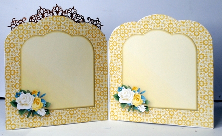 Yellow Roses - Scallop Top Card Mini Kit by Kristina Norbat