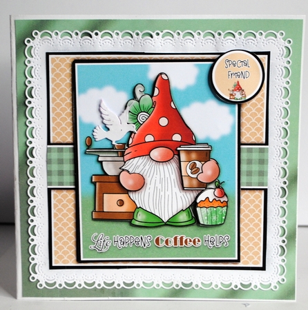 Coffee Helps Gnome Mini Kit by Kristina Norbat