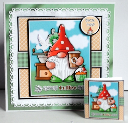 Coffee Helps Gnome Mini Kit by Kristina Norbat