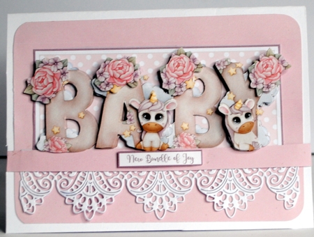 BABY GIRL - DL CARD KIT by Kristina Norbat