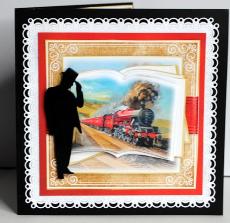 The Steam Train Open Book Bumper Set by Kristina Norbat