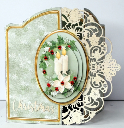 Dashing Through the Snow - Gatefold Card Mini Kit by Kristina Norbat