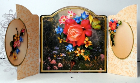 Garden Posy - Gatefold Card Mini Kit by Kristina Norbat