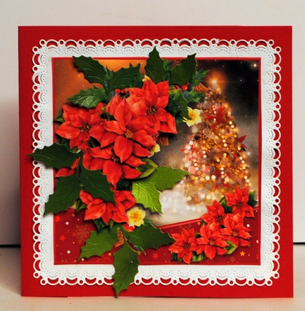 Christmas Lights - Decoupage Card Mini Kit by Kristina Norbat