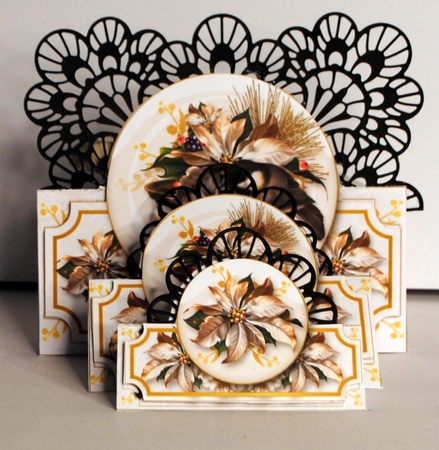 Christmas Season Tri-Fold Step Card #2 by Kristina Norbat