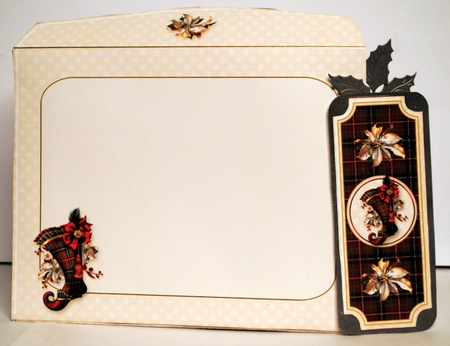 Scottish Christmas Tent Card Kit.1 by Kristina Norbat