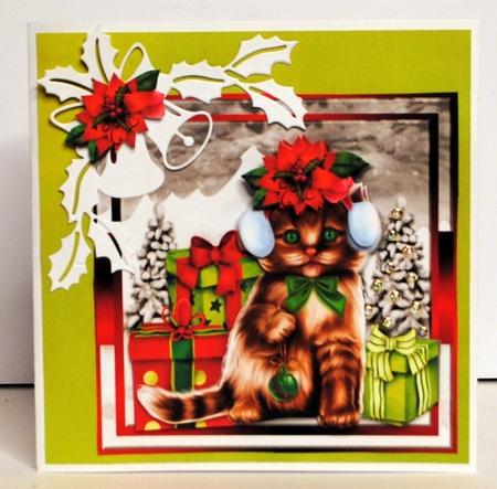 Cute Christmas Kitten Mini Kit by Kristina Norbat