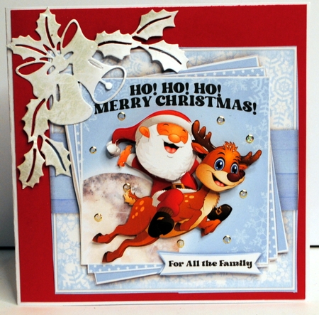 Flying Santa Mini Kit by Kristina Norbat
