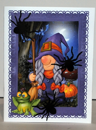 Halloween Gnome Witch by Kristina Norbat