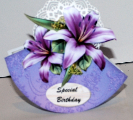 Rocker Card Lilies Mini Kit by Kristina Norbat