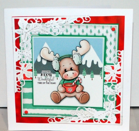 Christ-Moose Kisses Mini Kit by Kristina Norbat