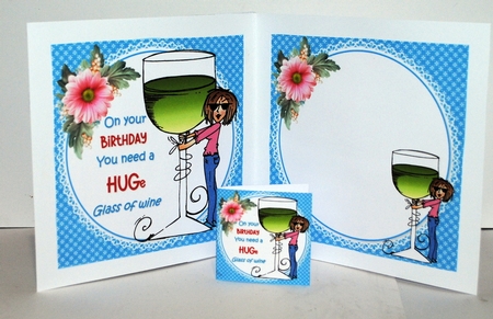 Birthday Hug 8x8 & A5 mini kit by Kristina Norbat