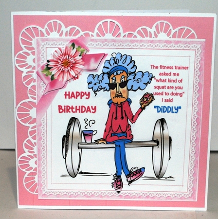Stella and her fitness trainer 8x8 & A5 mini kit by Kristina Norbat