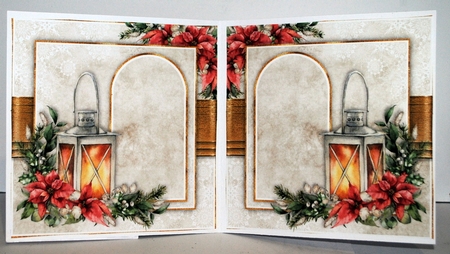 Watercolour Poinsettia Vintage Christmas Set by Kristina Norbat