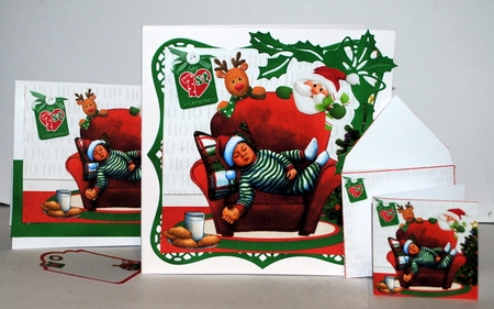 Twas the night before my first Christmas 8x8 & A5 mini kit by Kristina Norbat