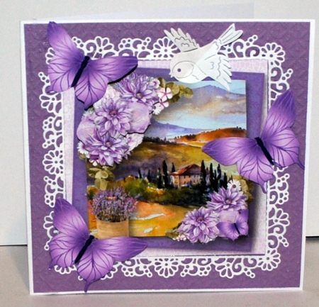 Villa in Tuscany - Decoupage Card Mini Kit by Kristina Norbat