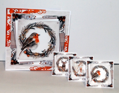 6inch Winter Forest No Greeting Collection (request) by Kristina Norbat