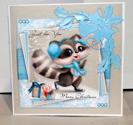 Skating Racoon Mini KIt by Kristina Norbat