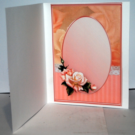 Roses and Pearls - A4 Decoupage Card Mini Kit by Kristina Norbat
