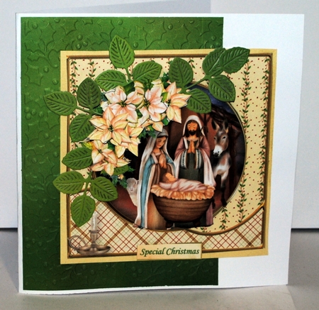 The First Christmas - Decoupage Card Mini Kit by Kristina Norbat