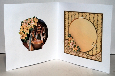 The First Christmas - Decoupage Card Mini Kit by Kristina Norbat