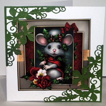 Christmouse and Holly by Kristina Norbat