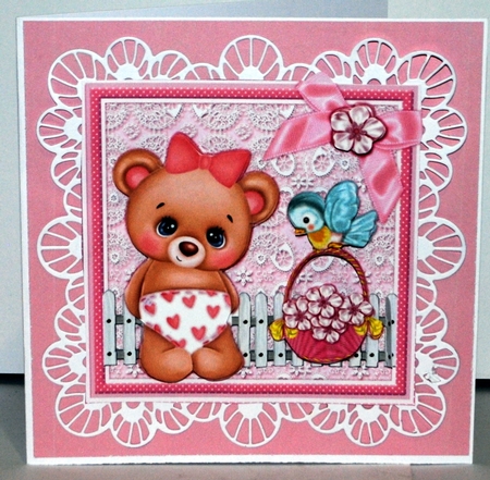 New Baby Girl Teddie Mini Kit by Kristina Norbat